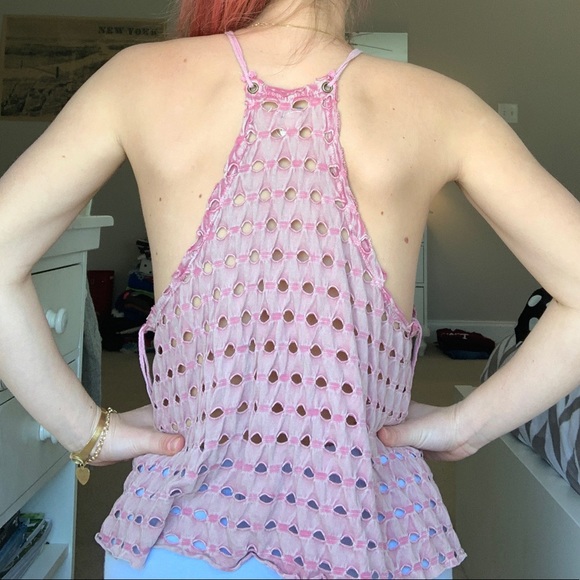 Free people pink tank Top size XS - Picture 4 of 4